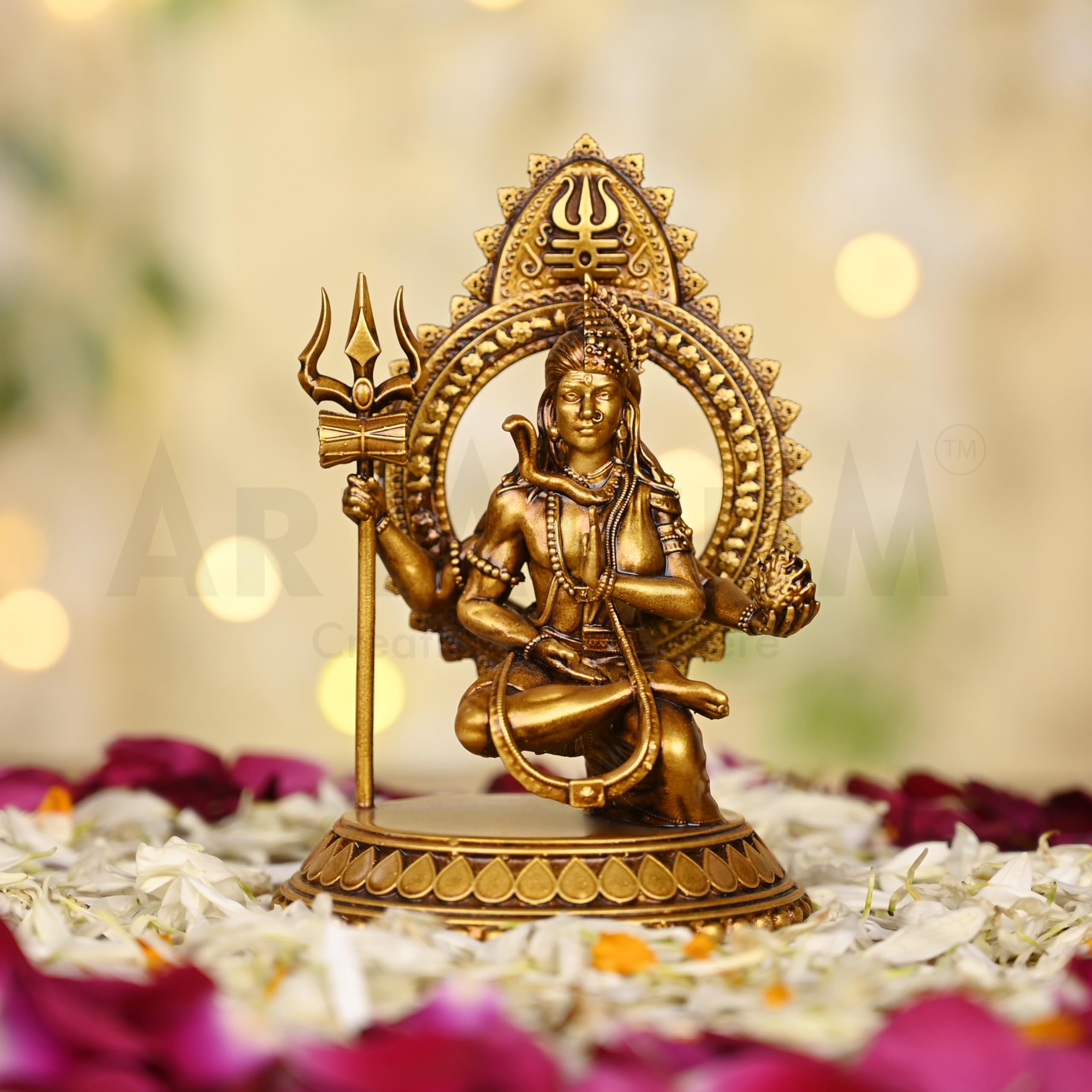 Artarium Ardhanarishvara Idol Ardhnarishwar Statue Shiv Parvati Idol Shiv Parvati Double Avatar Statue For Car Dashboard And Hom